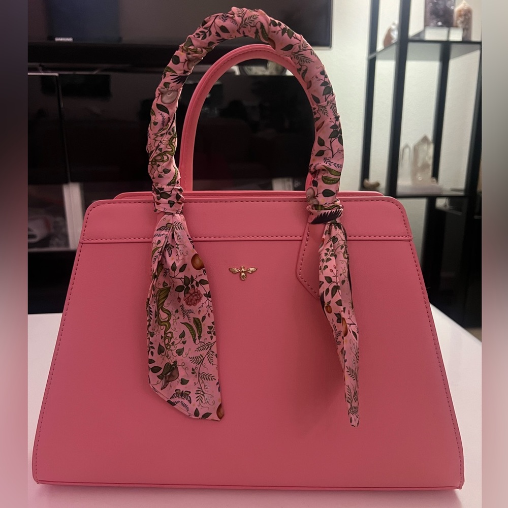 Catherine Rowe x Fable “Into the Woods” Pink Tote